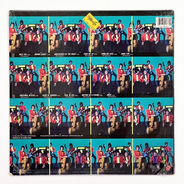 Back cover of Rewind (1971-1984) by The Rolling Stones