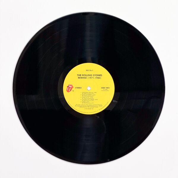 Back of the record Rewind (1971-1984) by The Rolling Stones