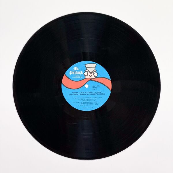 Front of the record Santa Claus Is Coming To Town by Don Janse Chorale