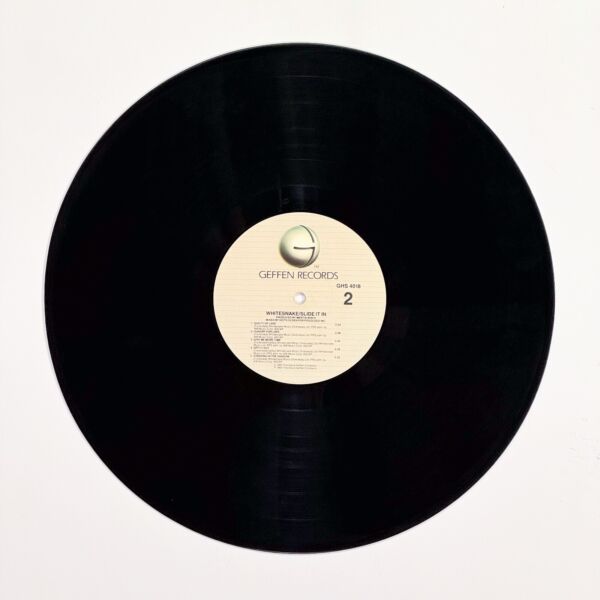 Back of the record Slide It In by Whitesnake