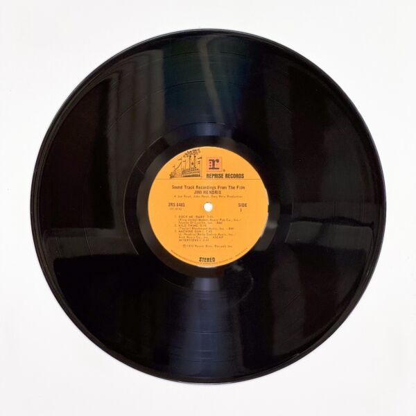 Front of the record Sound Track Recordings From The Film Jimi Hendrix by Jimi Hendrix