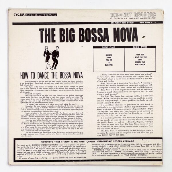 Back cover of The Big Bossa Nova by Bob Freedman