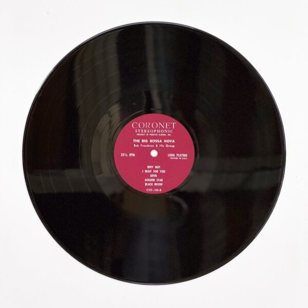 Back of the record The Big Bossa Nova by Bob Freedman