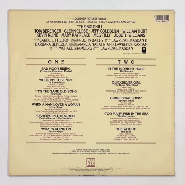Additional image for album The Big Chill Soundtrack by Various