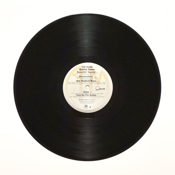 Back of the record The Dude by Quincy Jones
