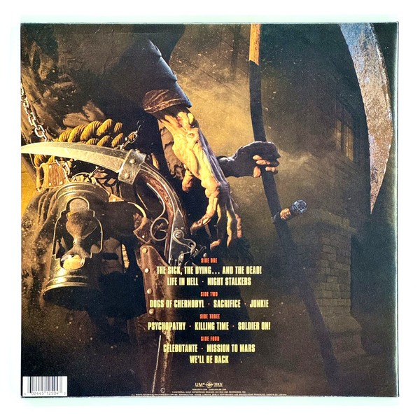 Back cover of The Sick, The Dying... And The Dead! by Megadeth