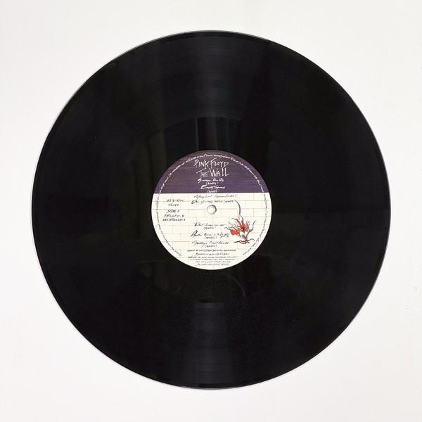 Back of the record The Wall by Pink Floyd