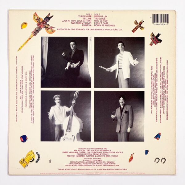 Back cover of Tuff Enuff by The Fabulous Thunderbirds