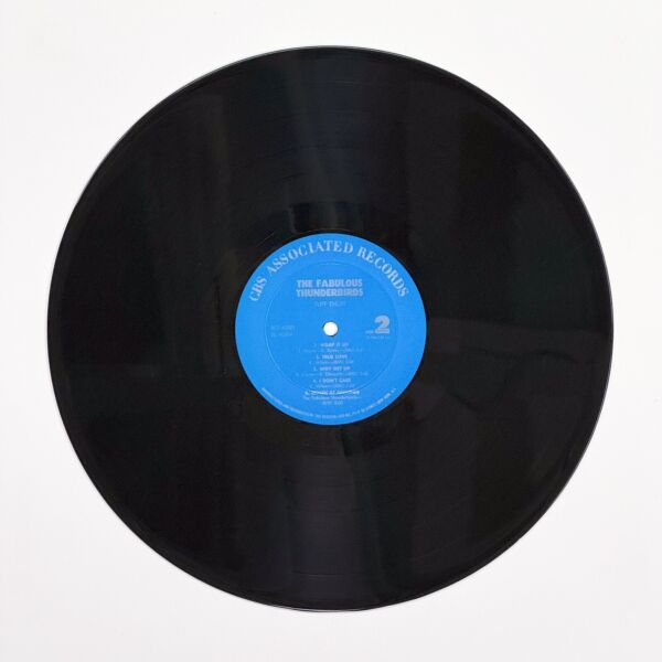 Back of the record Tuff Enuff by The Fabulous Thunderbirds