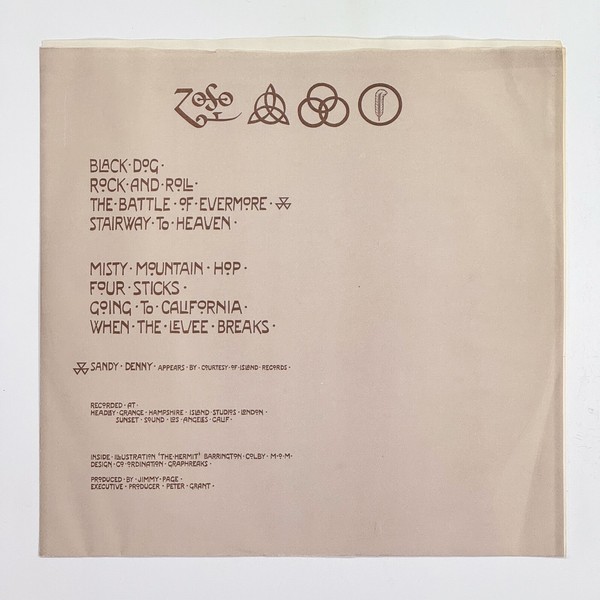 Additional image for album Untitled by Led Zeppelin