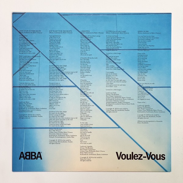 Additional image for album Voulez Vous by ABBA