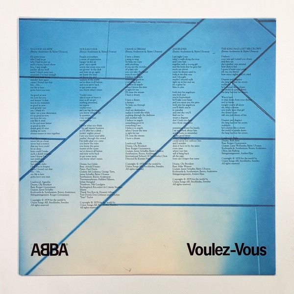 Additional image for album Voulez Vous by ABBA