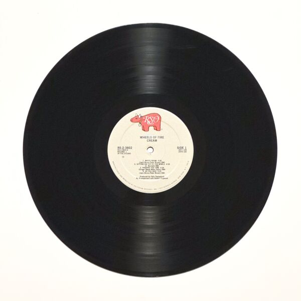 Front of the record Wheels Of Fire by Cream