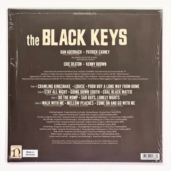 Back cover of Delta Kream by Black Keys