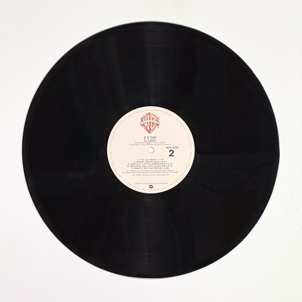 Back of the record El Loco by ZZ Top
