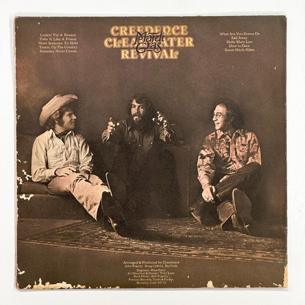 Back cover of Mardi Gras by Creedence Clearwater Revival