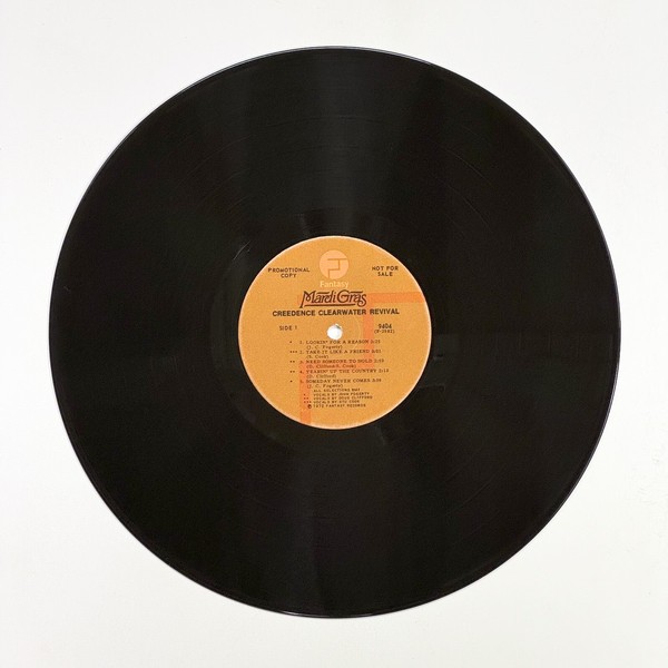 Back of the record Mardi Gras by Creedence Clearwater Revival