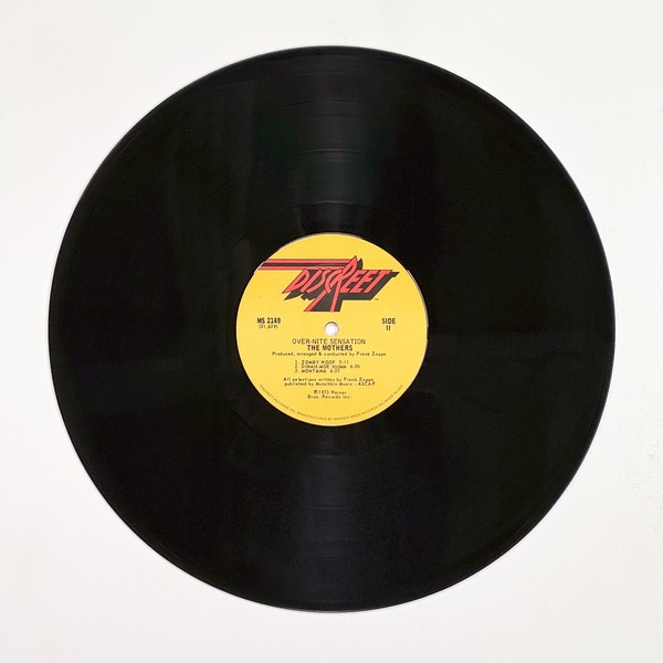 Back of the record Over-Nite Sensation by The Mothers