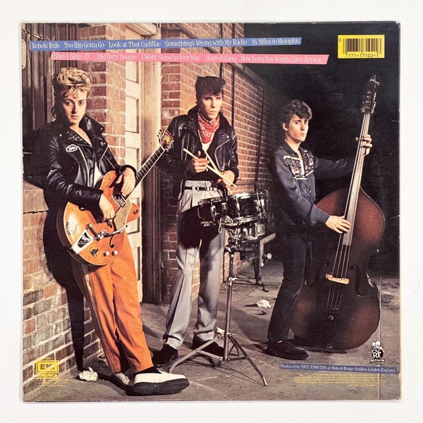Back cover of Rant N' Rave With The Stray Cats by Stray Cats