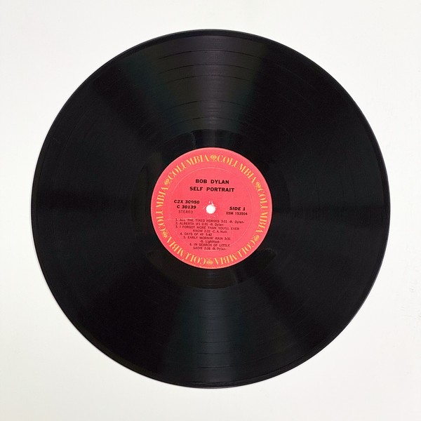 Front of the record Self Portrait by Bob Dylan