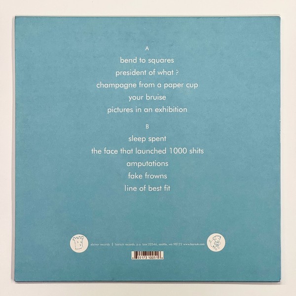 Back cover of Something about Airplanes by Death Cab for Cutie