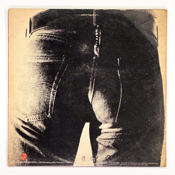 Back cover of Sticky Fingers by The Rolling Stones