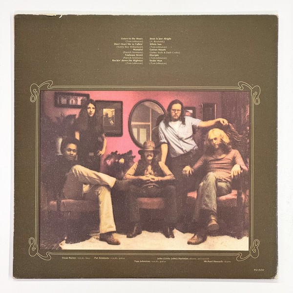 Back cover of Toulouse Street by Doobie Brothers