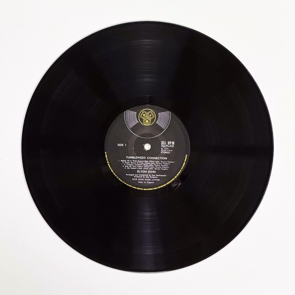 Front of the record Tumbleweed Connection by Elton John
