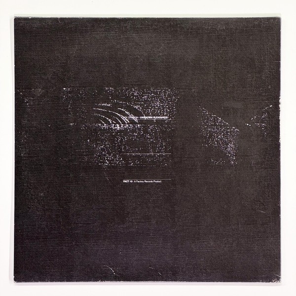 Back cover of Unknown Pleasures by Joy Division