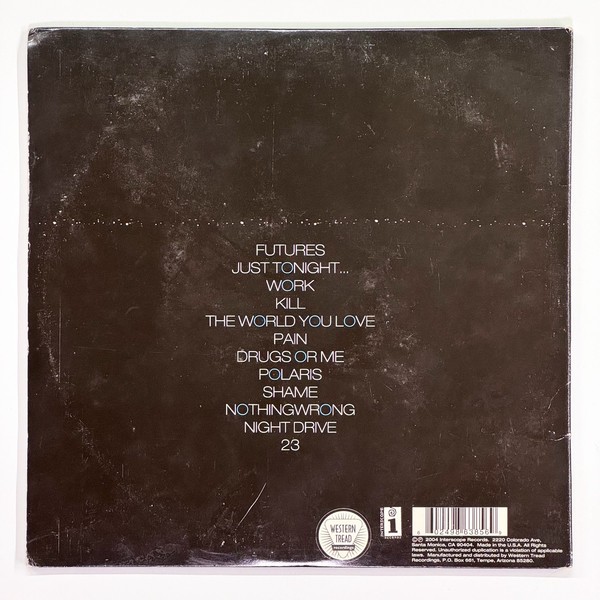 Back cover of Futures by Jimmy Eat World