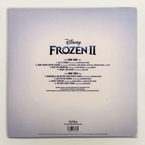 Back cover of Frozen II by Kristen Anderson-Lopez And Robert Lopez