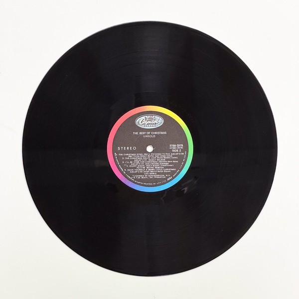 Back of the record The Best Of Christmas by Various