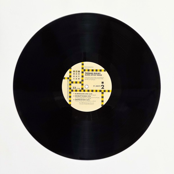 Back of the record Aliens Ate My Buick by Thomas Dolby