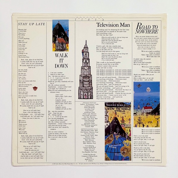 Additional image for album Little Creatures by Talking Heads