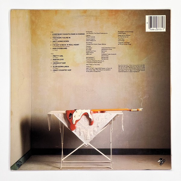 Back cover of Money And Cigarettes by Eric Clapton