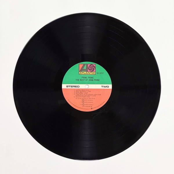 Back of the record Prime Prine - The Best Of John Prine by John Prine