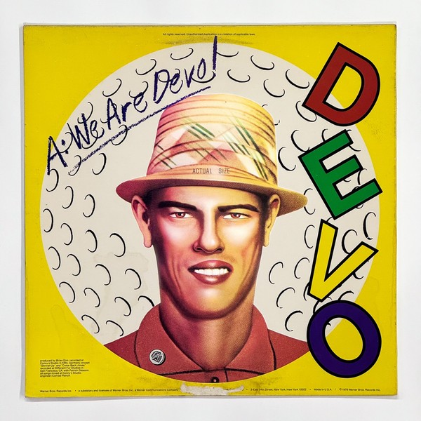 Back cover of Q: Are We Not Men? A: We Are Devo! by Devo