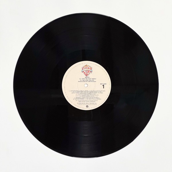 Front of the record Q: Are We Not Men? A: We Are Devo! by Devo