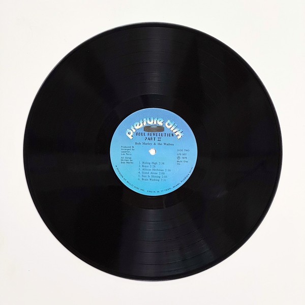 Back of the record Soul Revolution Part 2 by Bob Marley & The Wailers