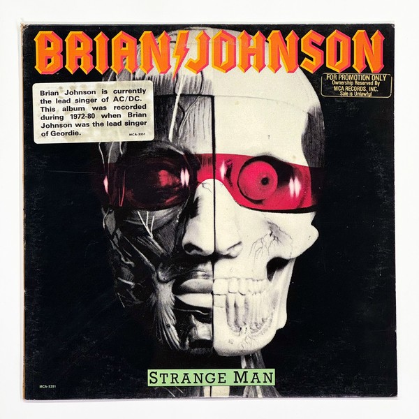 Brian Johnson – Strange Man Vinyl LP 1982