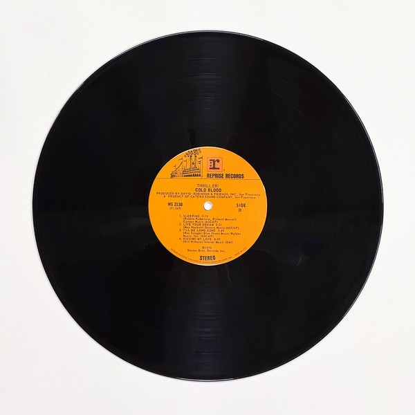 Back of the record Thriller! by Cold Blood