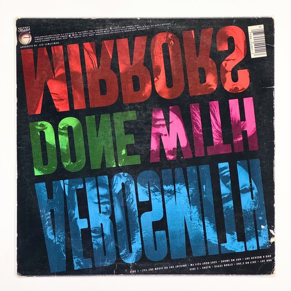 Back cover of Done With Mirrors by Aerosmith