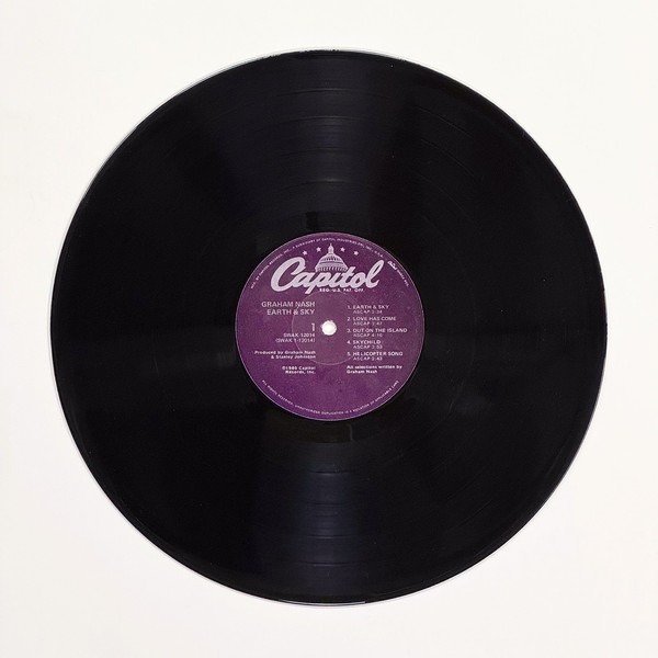 Front of the record Earth & Sky by Graham Nash
