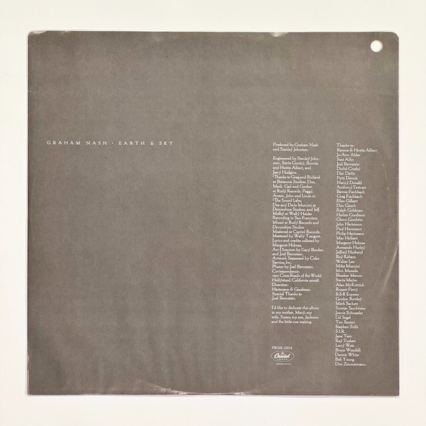 Additional image for album Earth & Sky by Graham Nash