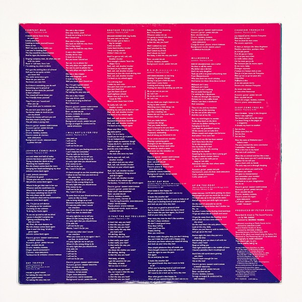 Additional image for album Flag by James Taylor