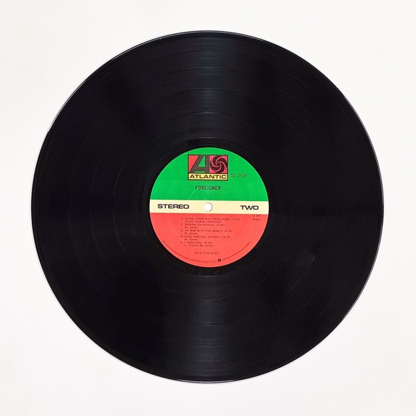 Back of the record Foreigner by Foreigner