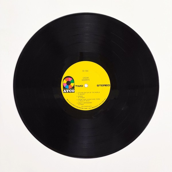 Back of the record Goodbye by Cream