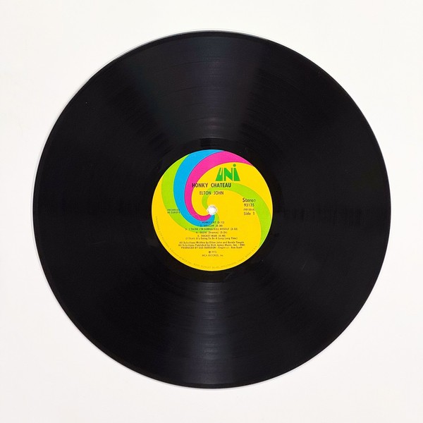 Front of the record Honky Chateau by Elton John