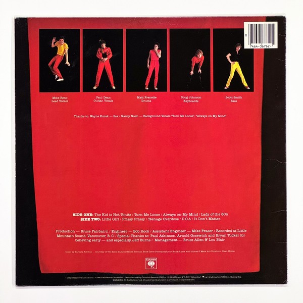 Back cover of Loverboy by Loverboy