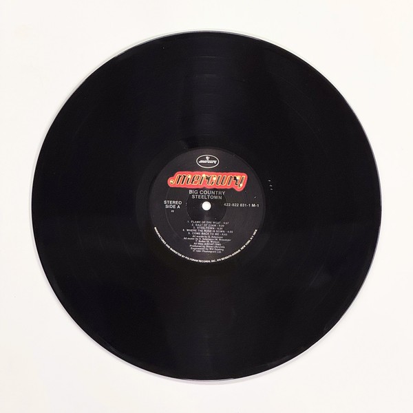 Front of the record Steeltown by Big Country